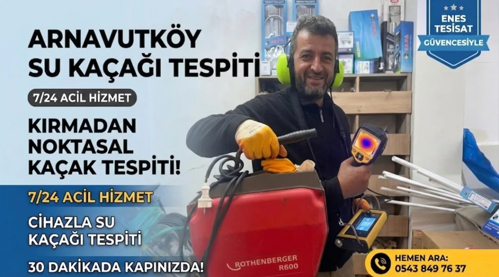 Arnavutköy Su Kaçağı Tespiti