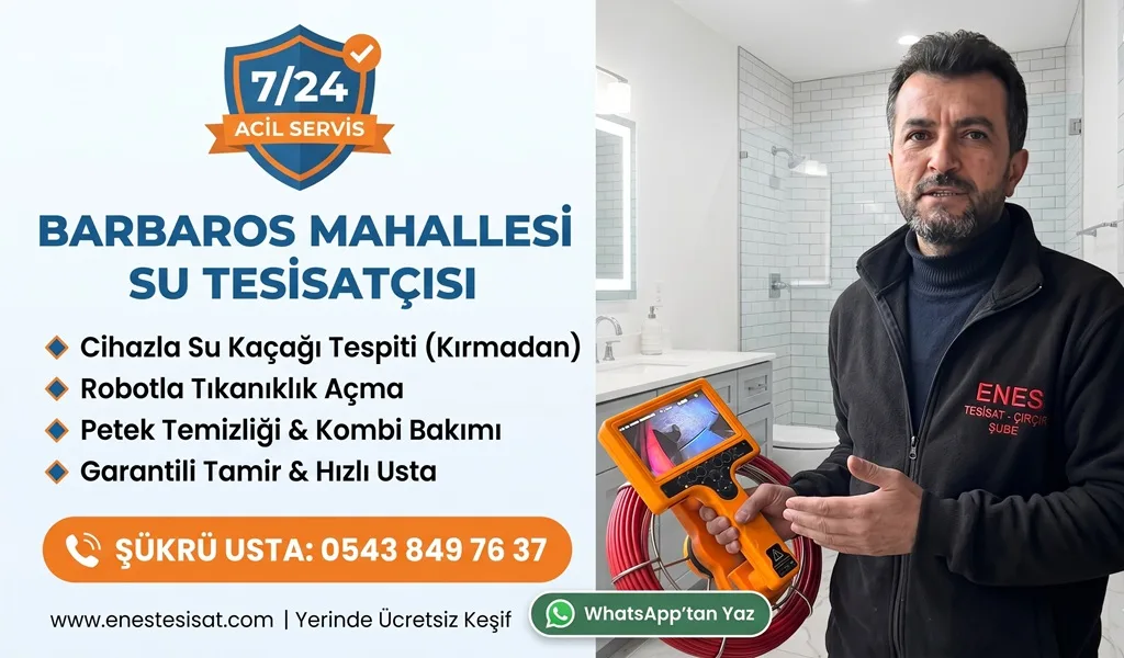 Barbaros Hayrettin Paşa Su Tesisatçı