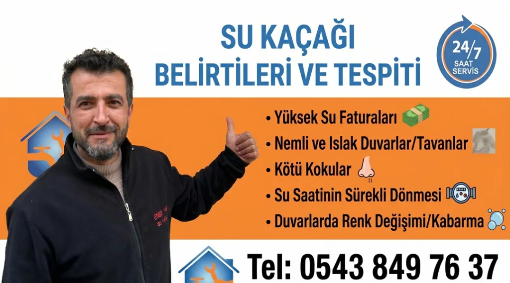 Su Kaçağı Belirtileri