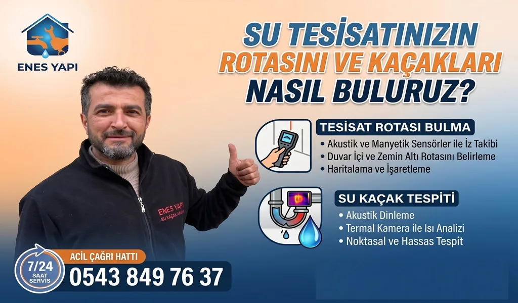 Su Tesisatının Nereden Geçtiğini Tespit Etme